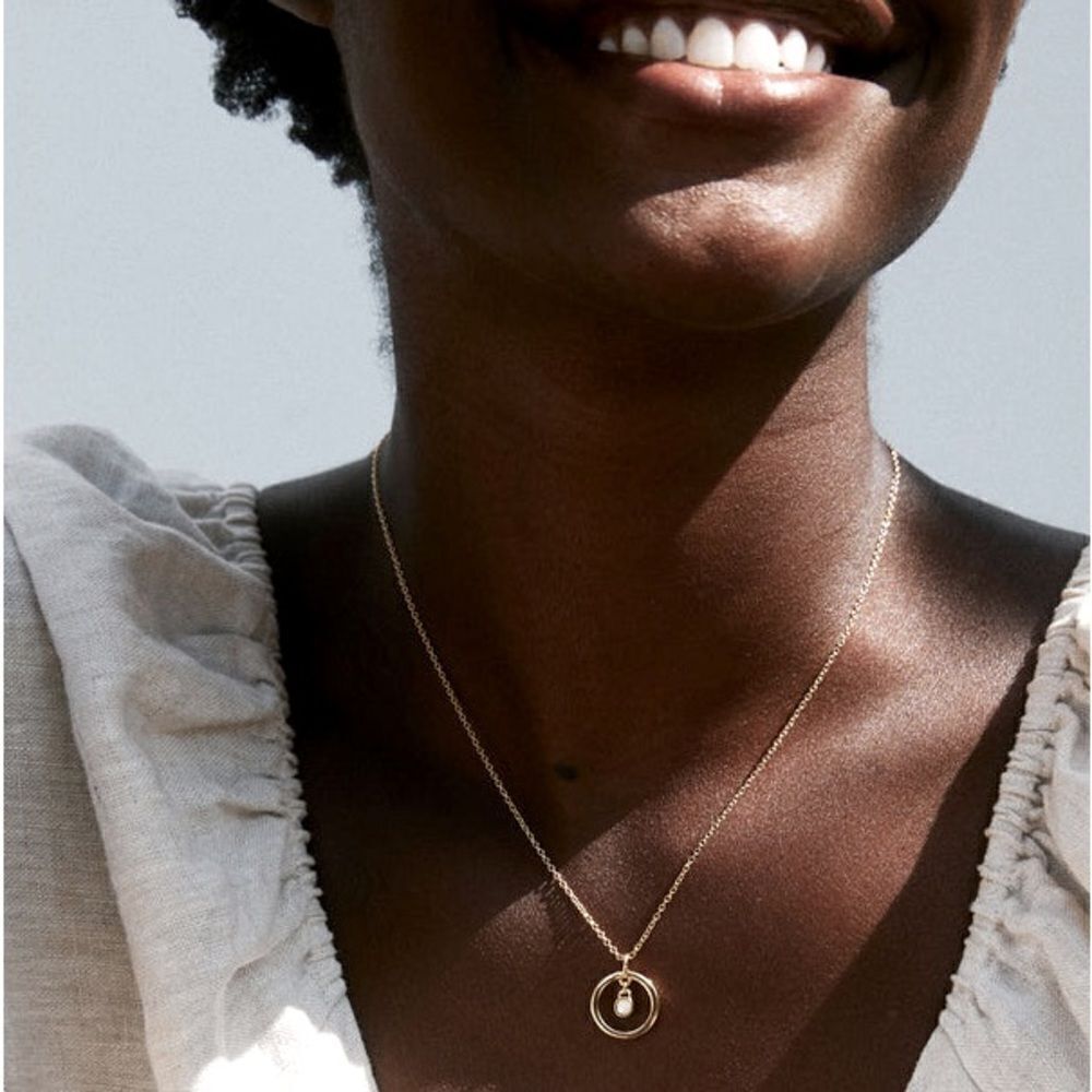 NEW! Bryan Anthonys Boundaries White Opal Silver Necklace